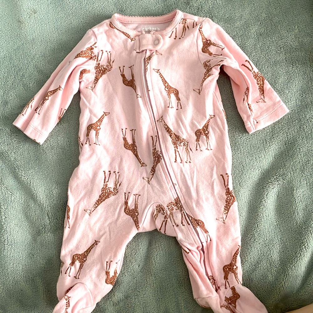 0-3m Carters Footie Pjs